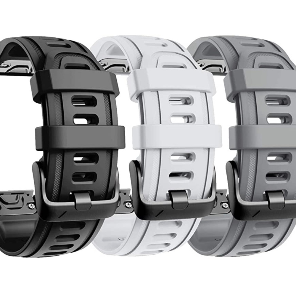 Garmin fenix smart watch bands grey black and white brand new